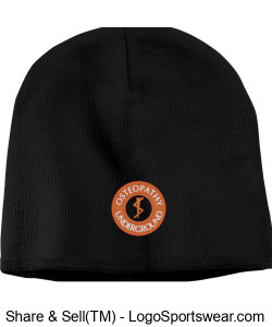 Trimmed Knit Beanie Design Zoom